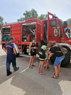Nyílt nap a tatabányai és esztergomi tűzoltóknál