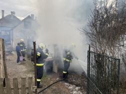  Tata, Gesztenye fasor, tűzeset