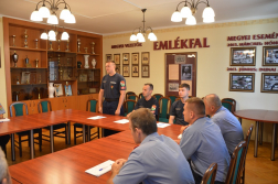 Újonc tűzoltók a vármegyében