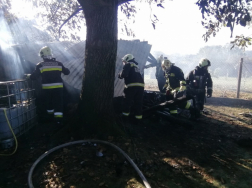 Tűzzel indult a hét Tatabányán