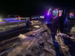 Baleset az M1-es autópályán