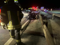 Baleset az M1-es autópályán