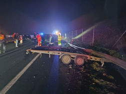 Baleset Tatabánya térségében az autópályán