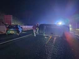 Baleset Tatabánya térségében az autópályán