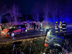 Baleset Bokod és Oroszlány között