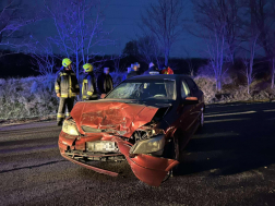 Baleset Bokod és Oroszlány között