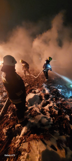 Szeméttelepen csaptak fel a lángok