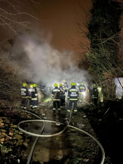 Faház égett Oroszlány külterületén