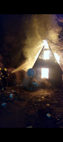 Faház égett Oroszlány külterületén