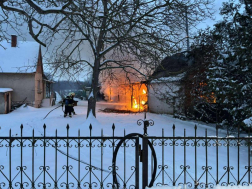 Műhely égett Komáromban
