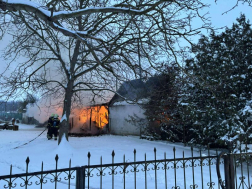 Műhely égett Komáromban