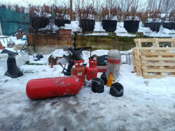 Műhely égett Komáromban