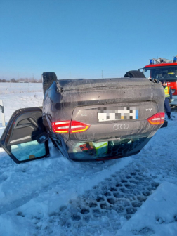 Baleset az M1-es autópályán Kisigmándnál