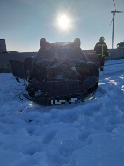 Baleset az M1-es autópályán Kisigmándnál