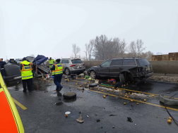 Baleset az M1-es autópályán