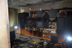 Kigyulladt egy társasházi lakás Lábatlanon vasárnap