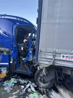 Súlyos baleset az autópályán