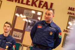 Újoncokat köszöntöttek a vármegyei katasztrófavédelmi igazgatóságnál