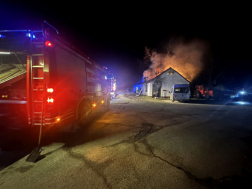 Melléképület-tűz Süttőn