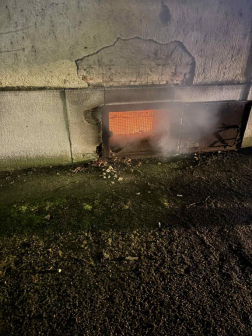 Tűz volt egy dorogi társasházban