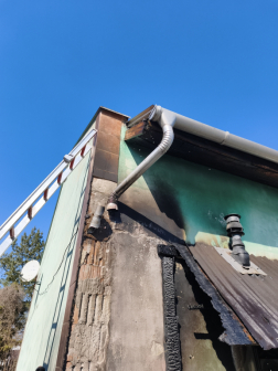 Tűz a Baross Gábor utcában