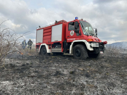 Hatalmas területen égett az aljnövényzet