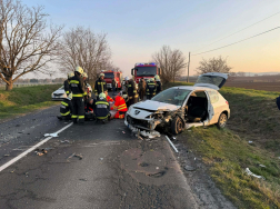 Súlyos baleset Oroszlány és Környe között