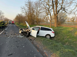 Súlyos baleset Oroszlány és Környe között