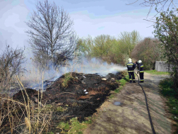 Szabadtéri tűz Tatabányán