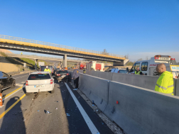 Baleset az M1-es autópályán