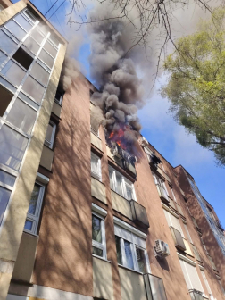 Kigyulladt egy lakás Tatabányán