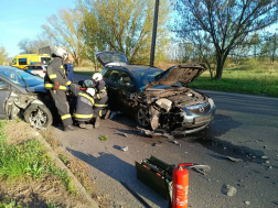 Baleset történt Almásfüzitőnél