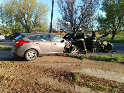 Baleset történt Almásfüzitőnél