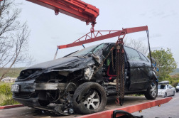 Tehergépkocsi és személyautó ütközött