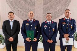 Tűzoltókat díjaztak