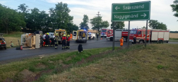 Súlyos baleset a 13-as főúton