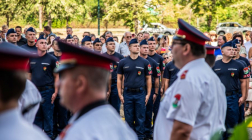 Újonc tűzoltók a megyében