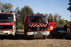 Határon átnyúló gyakorlaton vettek részt az önkéntes tűzoltók