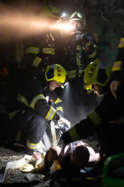 Határon átnyúló gyakorlaton vettek részt az önkéntes tűzoltók