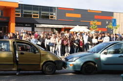 Baleseti szimulációs gyakorlaton a tatabányai tűzoltók