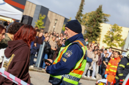 Baleseti szimulációs gyakorlaton a tatabányai tűzoltók