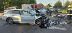 Nagyigmánd 13-as főút és a 8136-os út kereszteződése