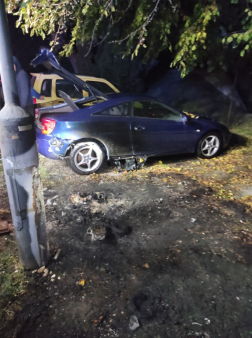 Szemetes konténer tüze Komáromban