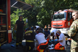 Baleset Tatabánya és Tarján közt